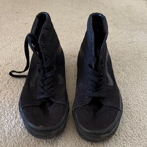 Black High-Top Vans